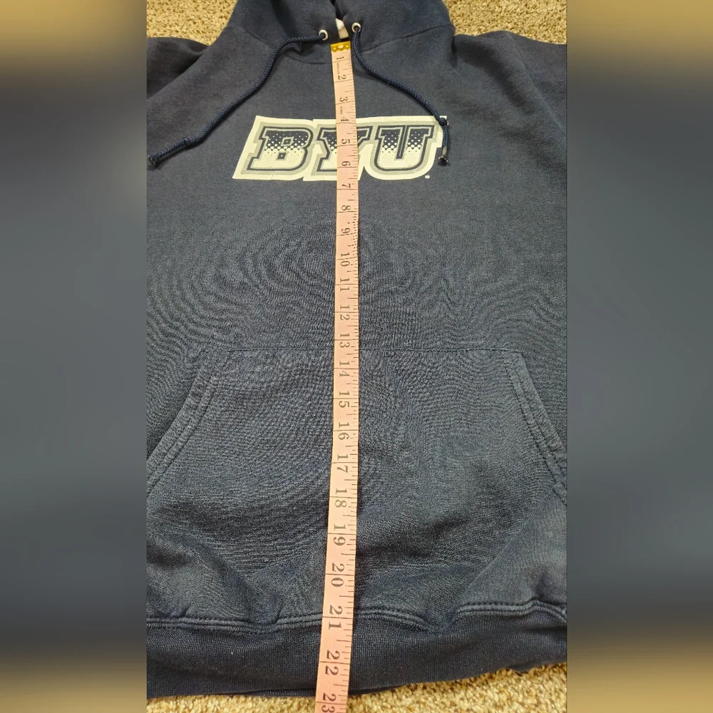 BYU Brigham Young University Champion Hoodie Sweatshirt Size L - Picture 4 of 7